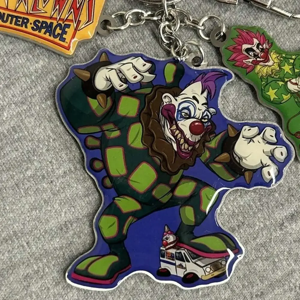 NEW Killer Klowns from Outer Space Spencer's Halloween Metal Keychain~FREE SHIP!